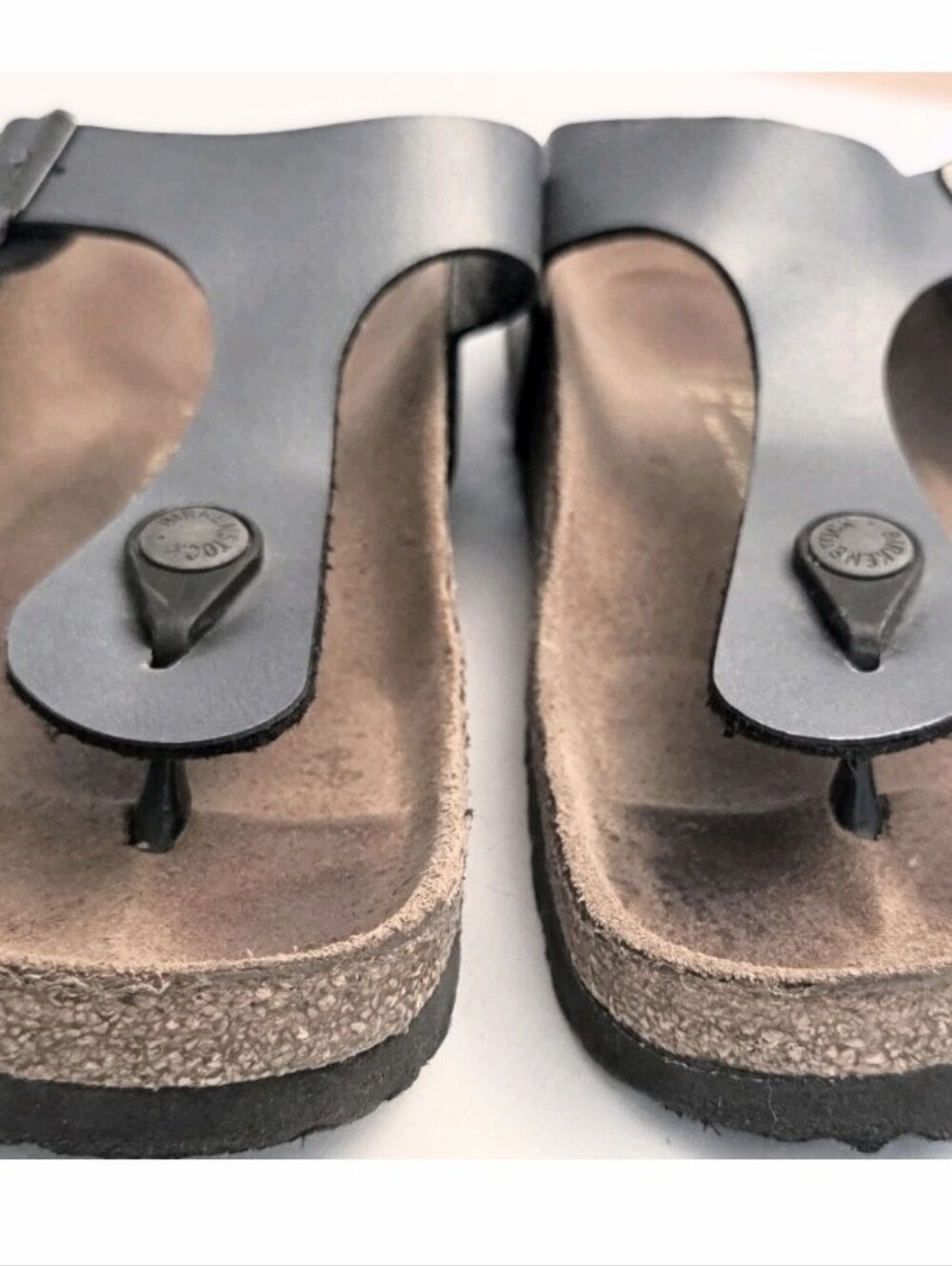 Birkenstock Gizah Thong Sandal Women’s Metallic Gray Shoes Size US 7-7.5/Euro 38 - Picture 4 of 11